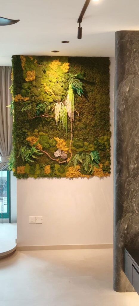 Admiralty Drive HDB Preserved Moss Wall