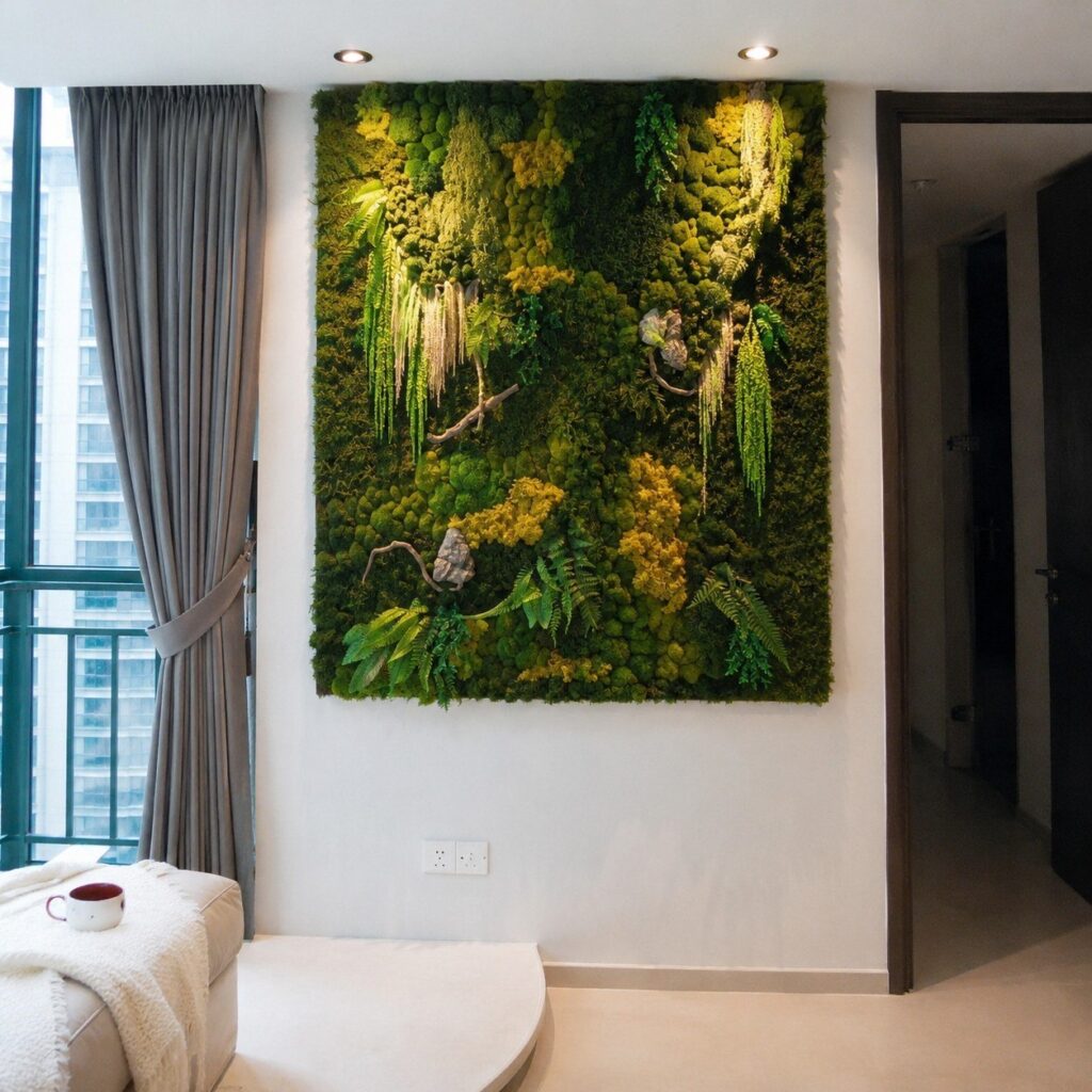 Sengkang west Preserved Moss Wall